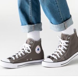 Gray High Top Converse